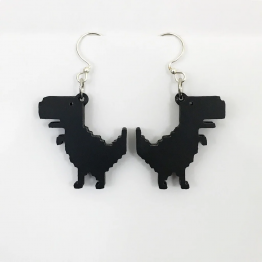 Dinosaur Earrings 3D Model
